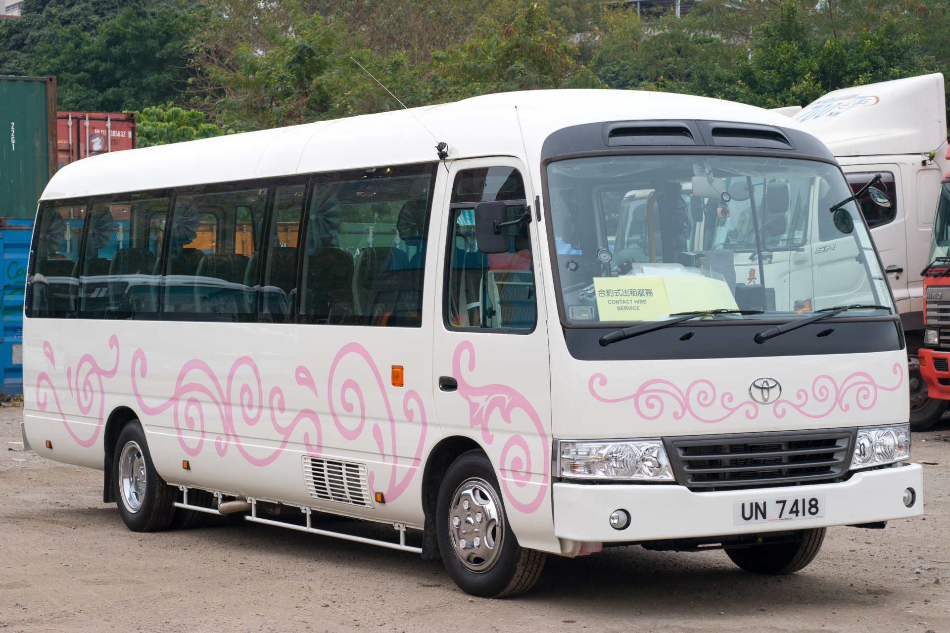 28 Seats TOYOTA - LG8325, UT3031
Coach Bus /
Kowloon, Hong Kong

 / Hourly (Wedding) HKD 470.00
 / Hourly HKD 470.00
