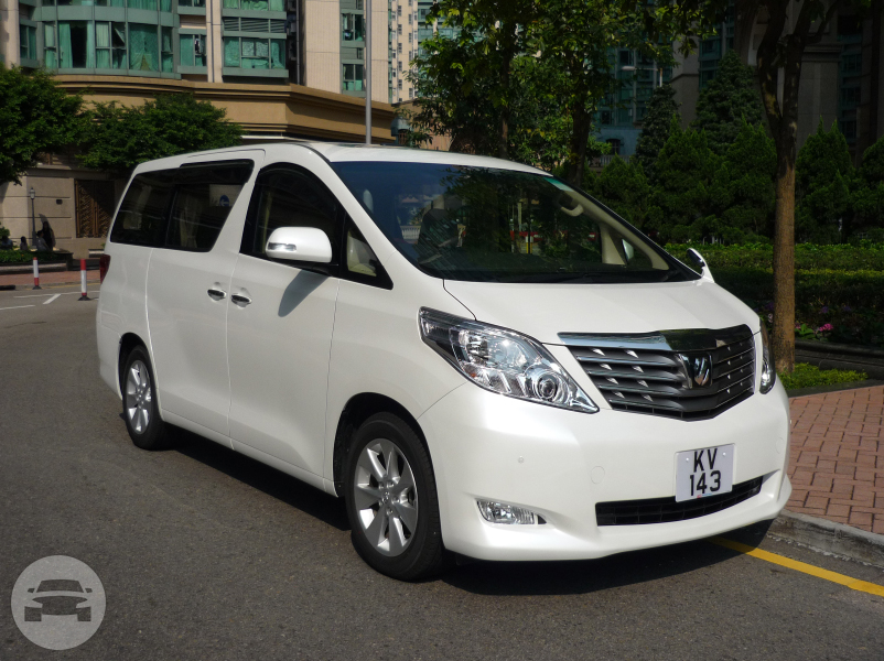 Toyota Alphard - White
Van /
New Territories, Hong Kong

 / Hourly HKD 450.00
 / Airport Transfer HKD 850.00
