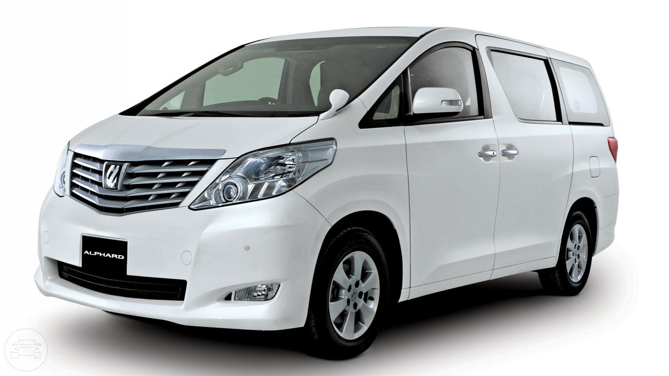 Toyota Alphard - White
Van /
Kowloon, Hong Kong

 / Hourly HKD 500.00
 / Airport Transfer HKD 850.00
